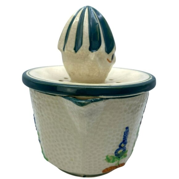 Anthropomorphic Juicer Face Antique Vintage Reamer Hand Painted Japan MCM 50's - Picture 5 of 10